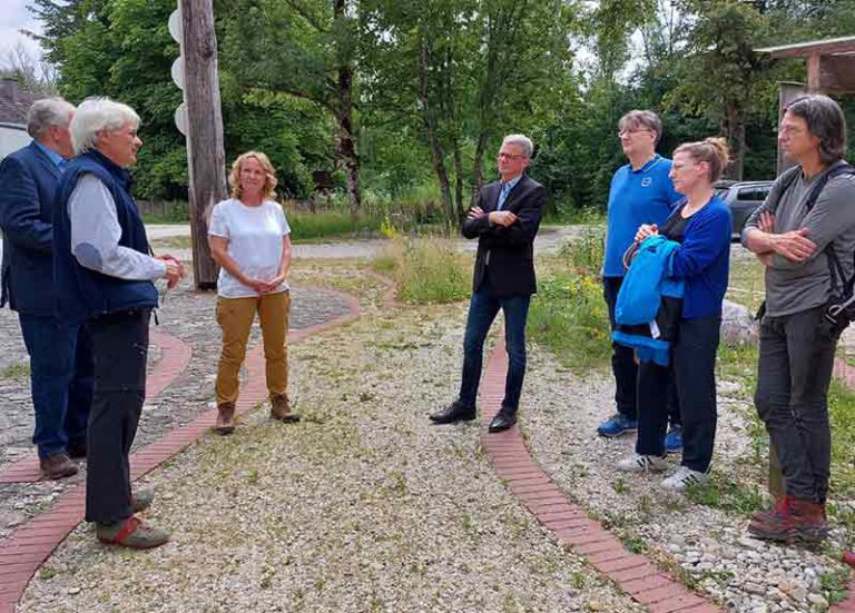 Umweltministerin Lemke besucht Isarmündung