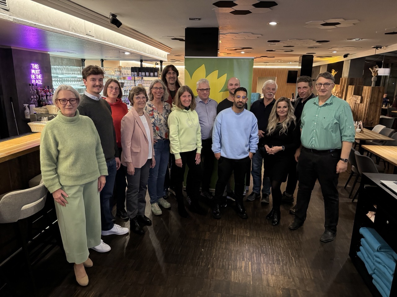 Gruppenfoto nach der Stadtratslisten-Aufstellung für die Kommunalwahl 2026