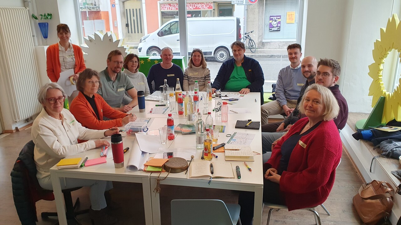 Gruppenbild Workshopteilnehmer:innen