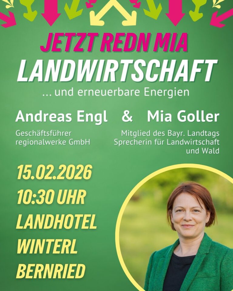 Jetzt redn Mia – über Landwirtschaft und Erneuerbare