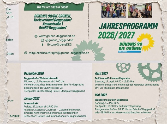 Symbol-Artikelbild für das Jahresprogramm. Screenshot des eigentlichen Programms